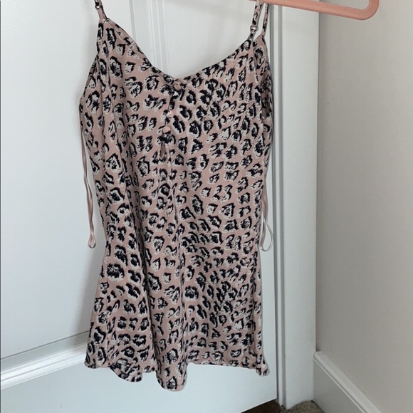 ASTR the Label Cowl Neck Cheetah Print Tank Top - Picture 3 of 5
